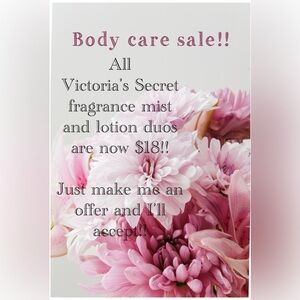Victoria's Secret Fragrance Mist and Lotion Duo SALE $18!!!